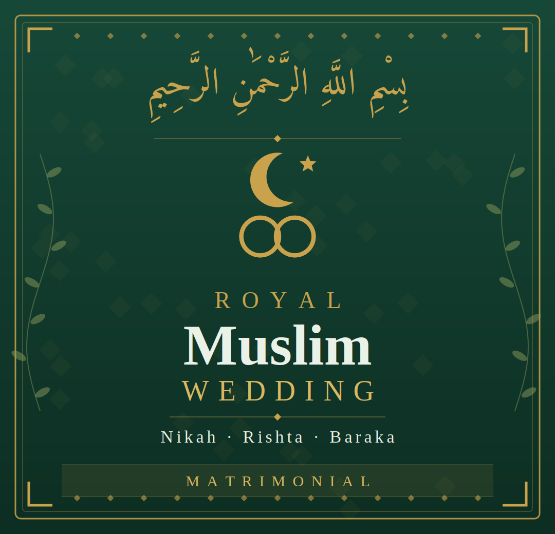 Royal Muslim Wedding